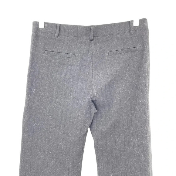 Betabrand Bootcut Mid Rise Textured Stripe Black Dress Pants Size Large Long - Picture 6 of 9